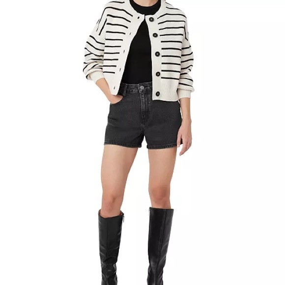 NWT Frank and Oak Stevie Tapered Denim Shorts - Picture 6 of 6